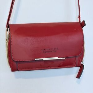 Forever Young Vibrant Red Crossbody Bag